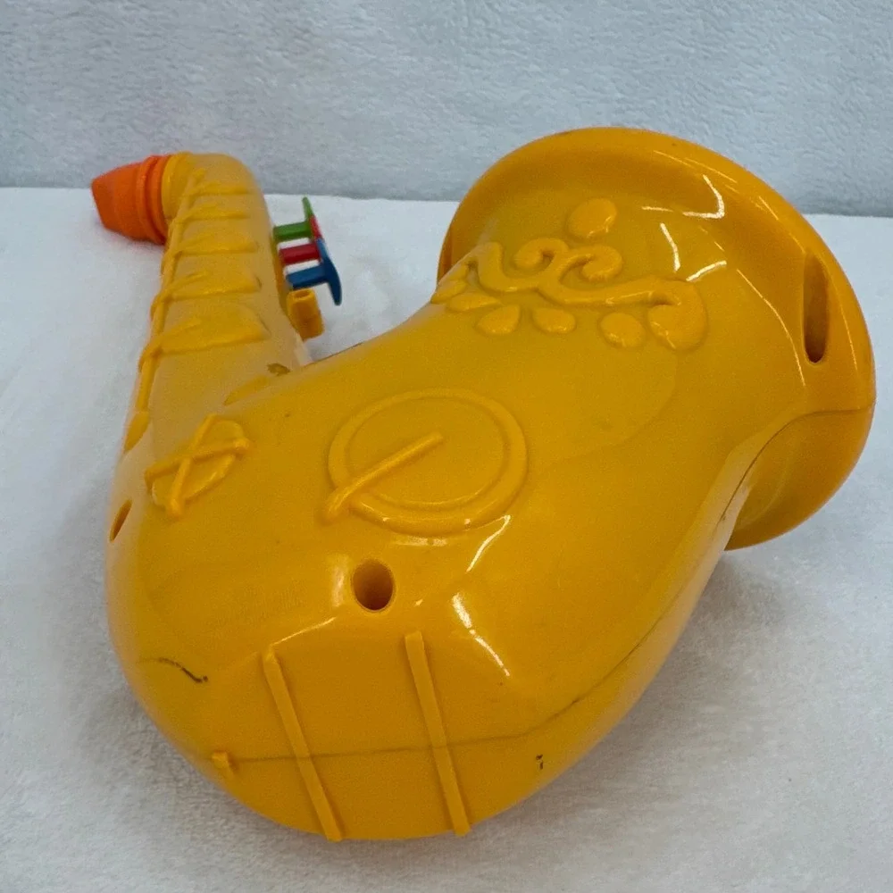 Fisher-Price Bubble Blowing Saxophone Vintage Musical Instrument Bubble Toy 1990